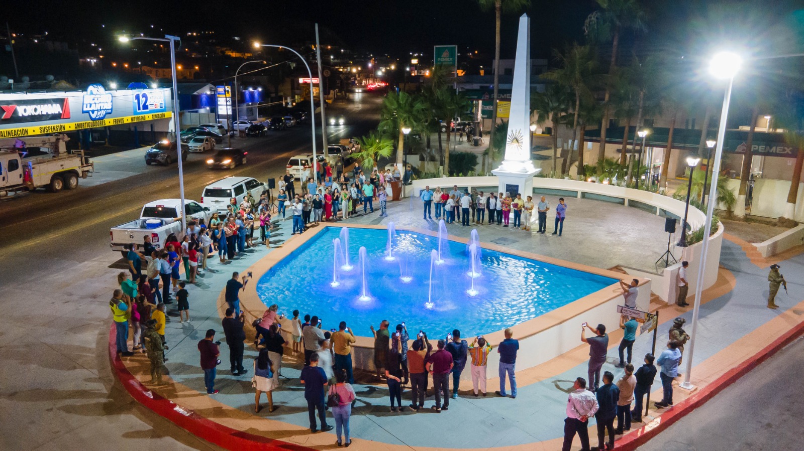 En sinergía con la ciudadanía, Ayuntamiento de Guaymas recontruye Plaza del Obelisco