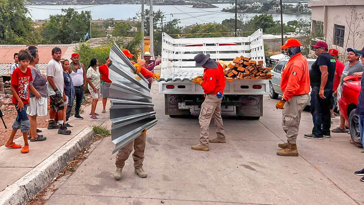 Trabaja Ayuntamiento de Guaymas para apoyar a familias.