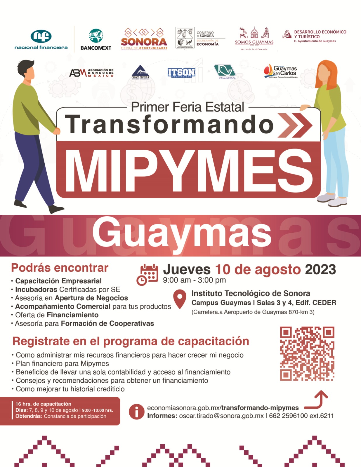 Invita Ayuntamiento de Guaymas a ‘Primer Feria Estatal MIPyMES’.