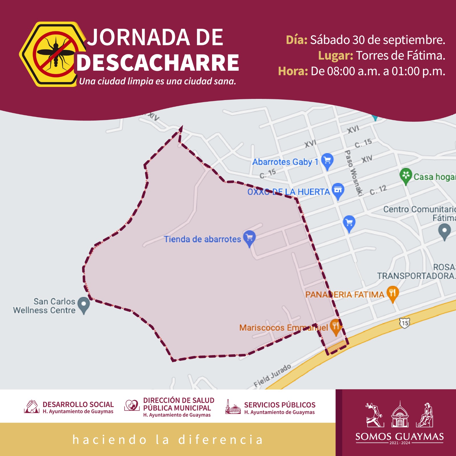 A participar en Jornada de Descacharre invita el Ayuntamiento de Guaymas