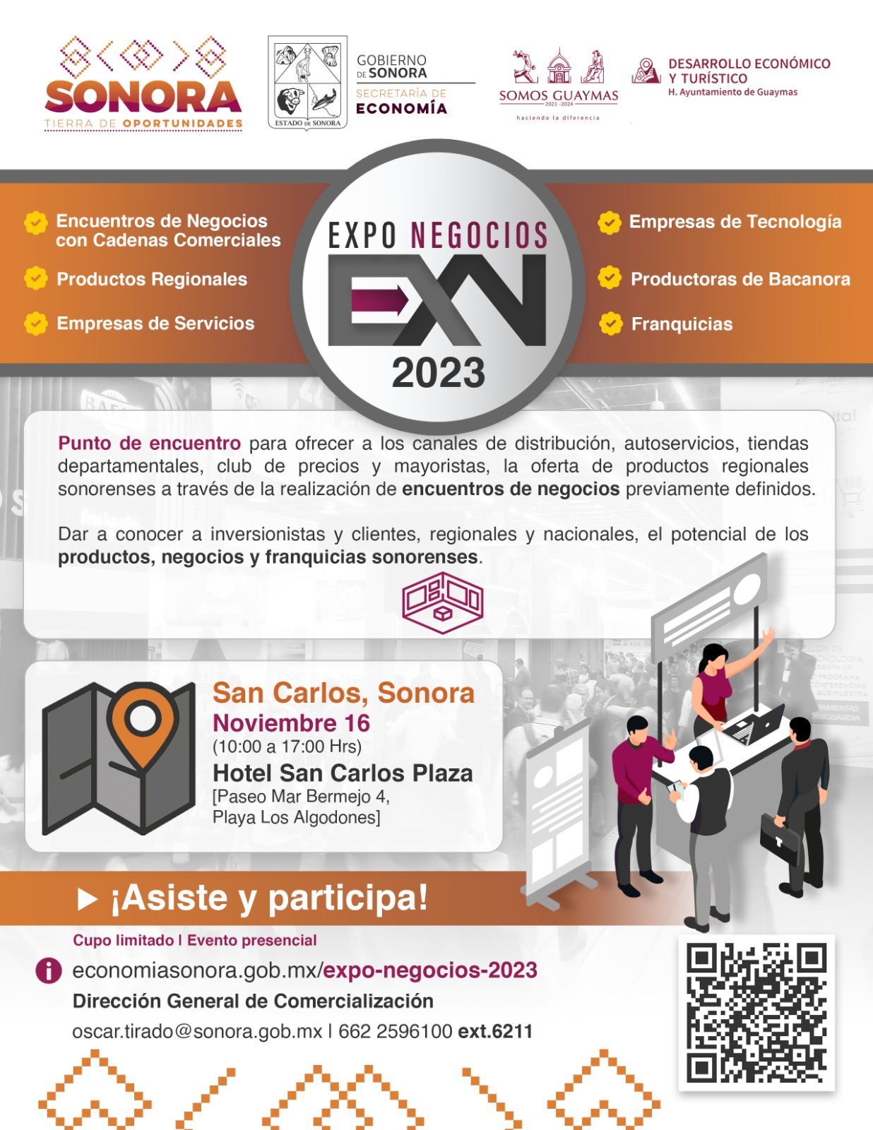 Invita Secretaría de Economía a participar en Expo Negocios 2023