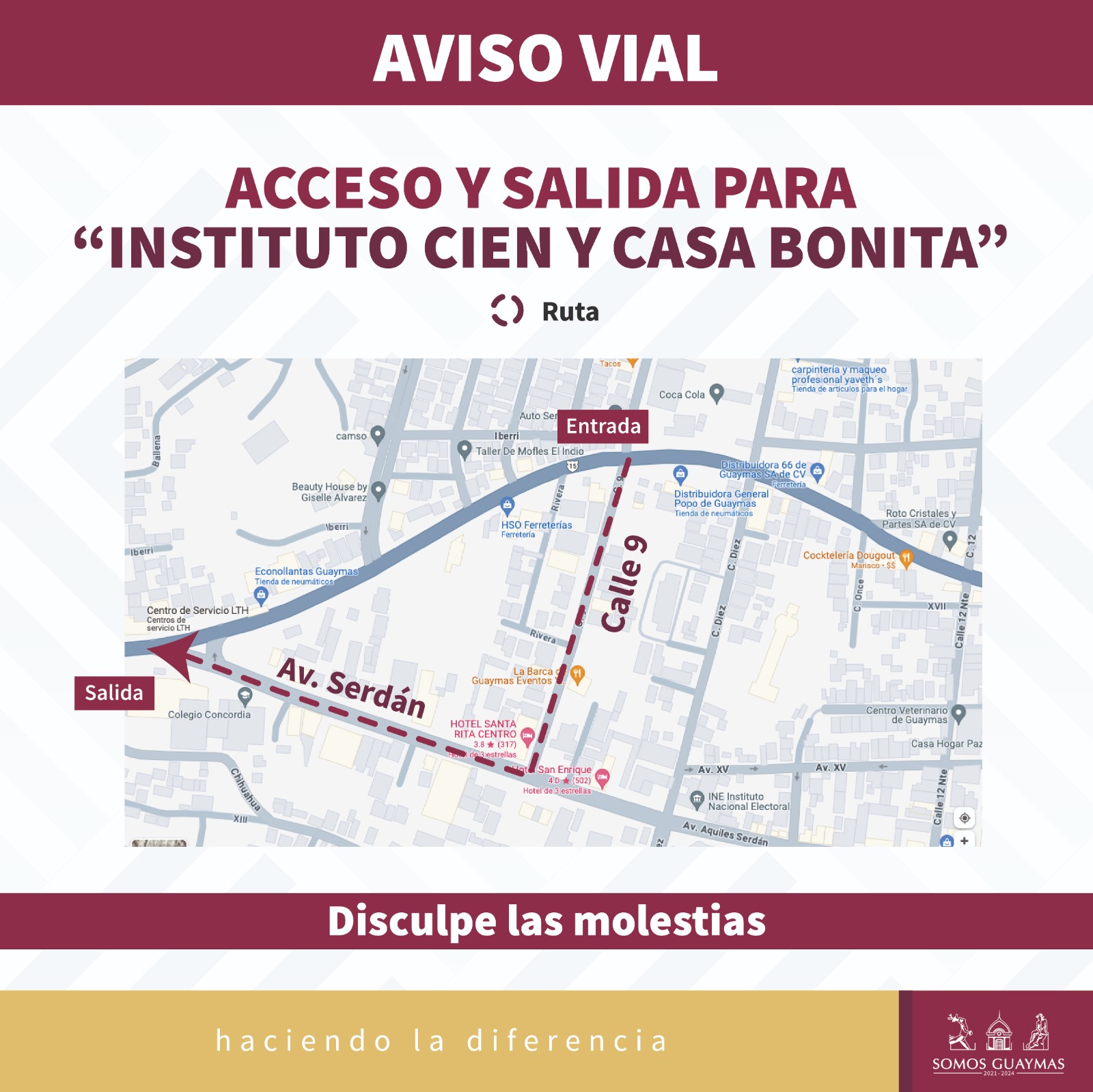 AVISO VIAL