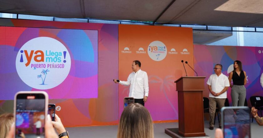 Garantiza Gobernador Durazo conectividad en Puerto Peñasco con modernización carretera y lanzamiento de señal de Telemax