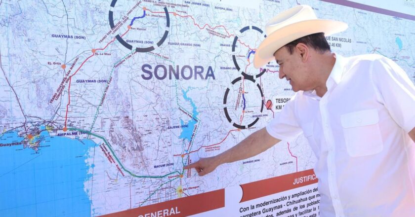 Detona Gobernador Durazo turismo y conectividad con modernización de carretera Guaymas – Chihuahua