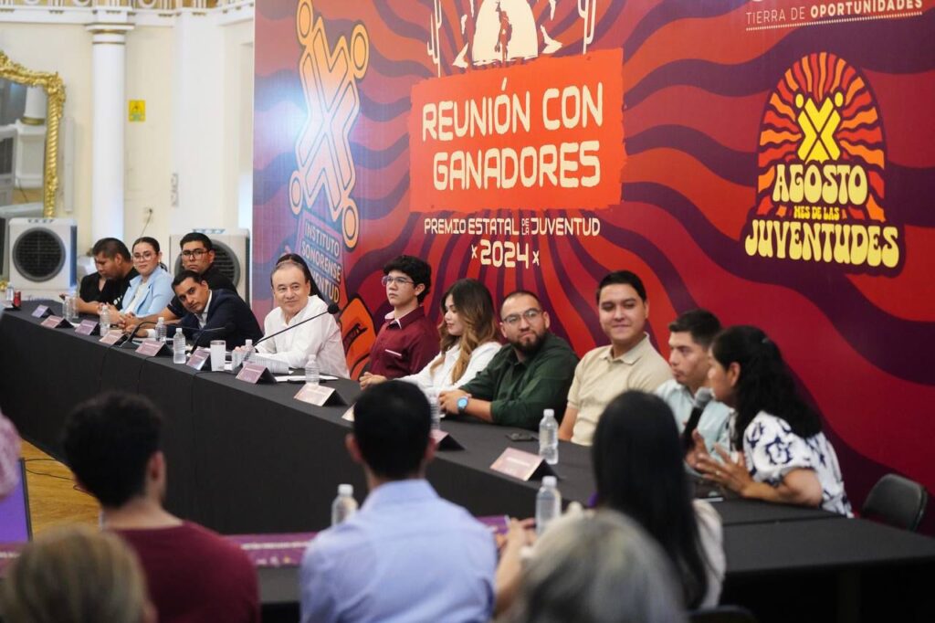 Gobernador Durazo impulsa talento de jóvenes líderes con Premio Estatal de la Juventud