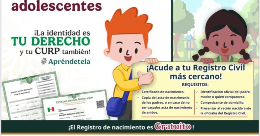 Invita DIF a brigada para el registro de nacimientos de niñas, niños y adolescentes