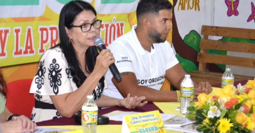 Diputada Ernestina Castro arranca segunda edición de El Club “Unidos por la Paz y la Prevención”
