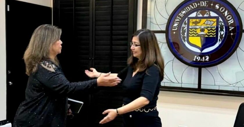 Reunión entre la diputada Gabriela Tapia Fonllem y la rectora de la Universidad de Sonora