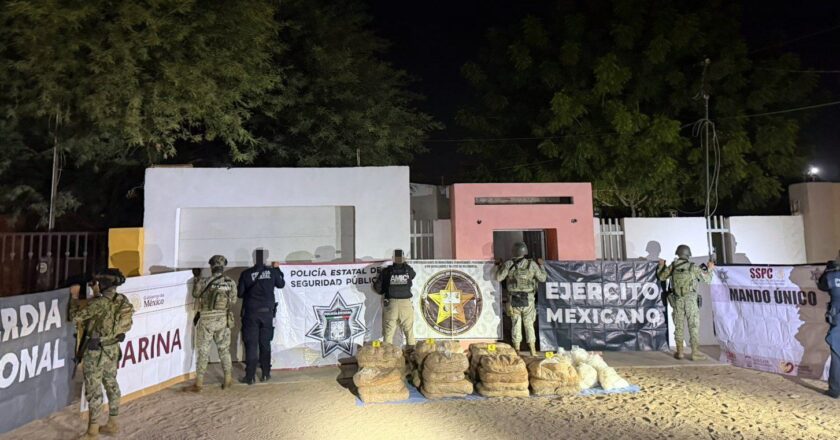 Mesa Estatal de Seguridad decomisa cerca de media tonelada de metanfetamina en operativos en San Luis Río Colorado