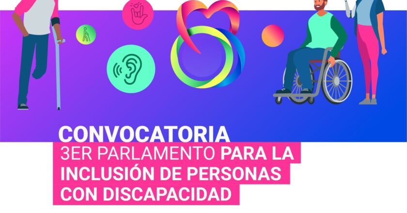Cierra este sábado la convocatoria para participar en el Tercer Parlamento para la Inclusión de Personas con Discapacidad
