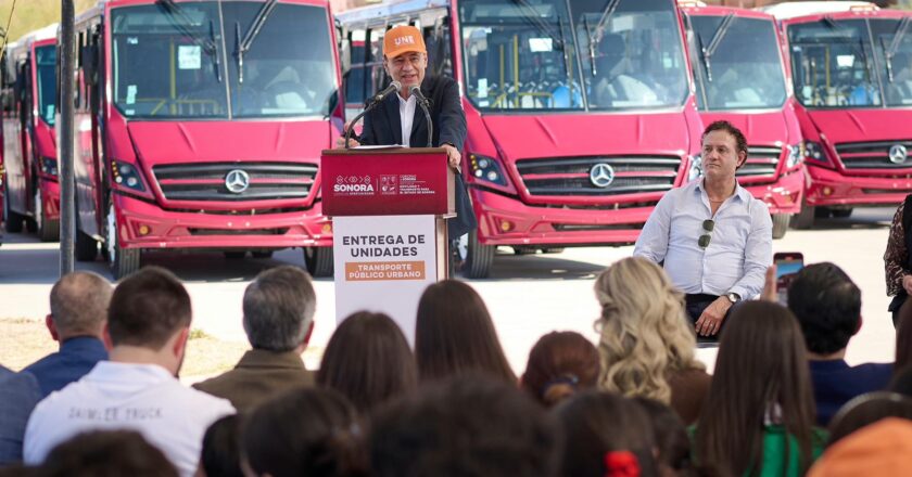 Gobernador Durazo moderniza flota de transporte en Hermosillo con 49 nuevas unidades sin aumento a tarifa