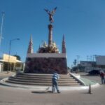 Trabajan en mantenimiento de bulevar Héroe de Nacozari y Ángel de la Independencia