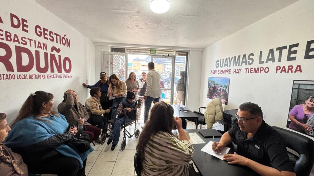 Arranca con gran respuesta la Casa de Gestión en Guaymas Norte