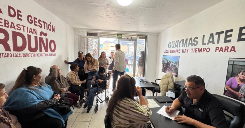Arranca con gran respuesta la Casa de Gestión en Guaymas Norte