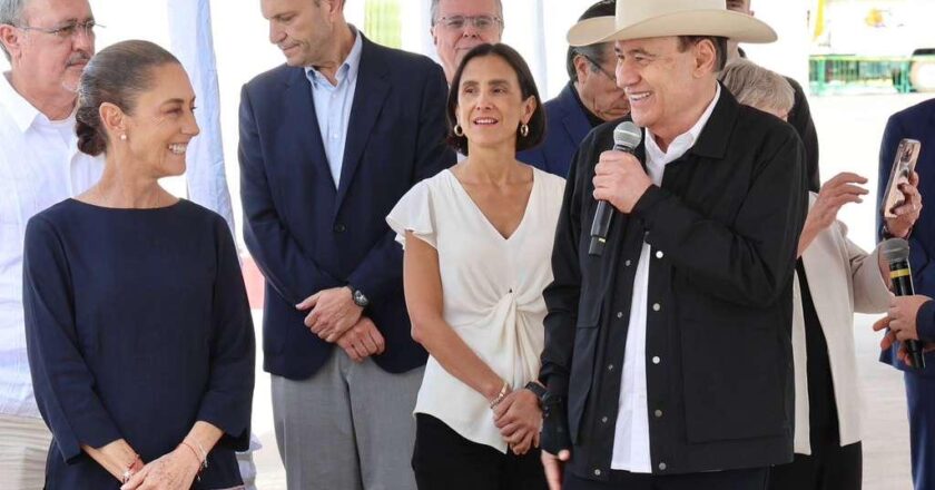 Sheinbaum y Durazo anuncian inversión histórica de 130 mil millones para expansión del Puerto de Guaymas