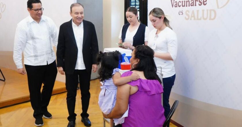 Durazo y Sheinbaum suman a Sonora al plan de vacunación contra el Sarampión; se garantiza disponibilidad de dosis