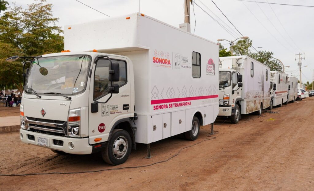 Acerca Secretaría de Salud servicios gratuitos con Clínicas Móviles en cuatro municipios esta semana