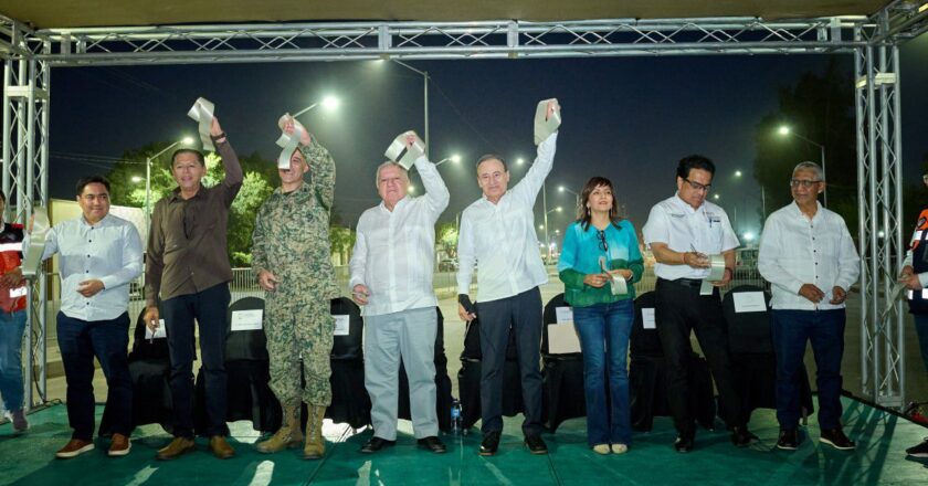 Con entrega de primer Sendero Seguro del país, Gobernador Durazo consolida mayor seguridad en la frontera