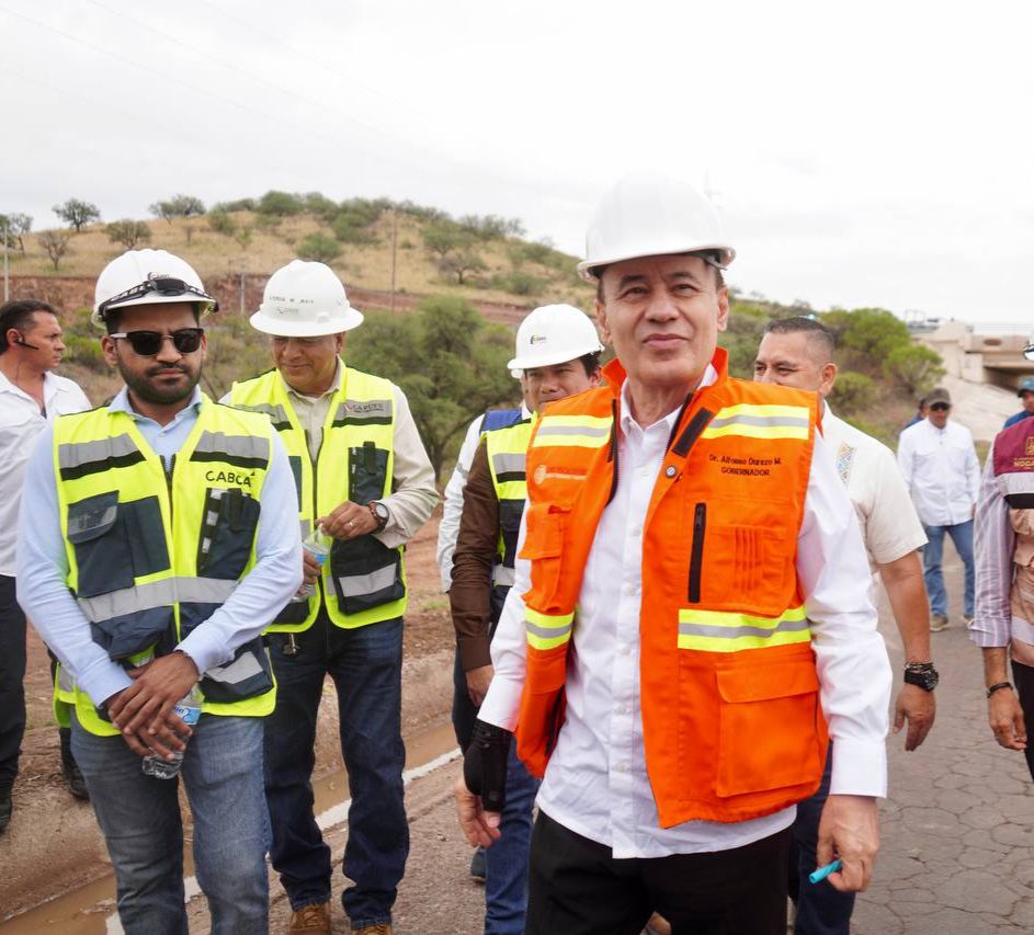 Gobernador Durazo invierte 770 millones en obras hidráulicas para la frontera