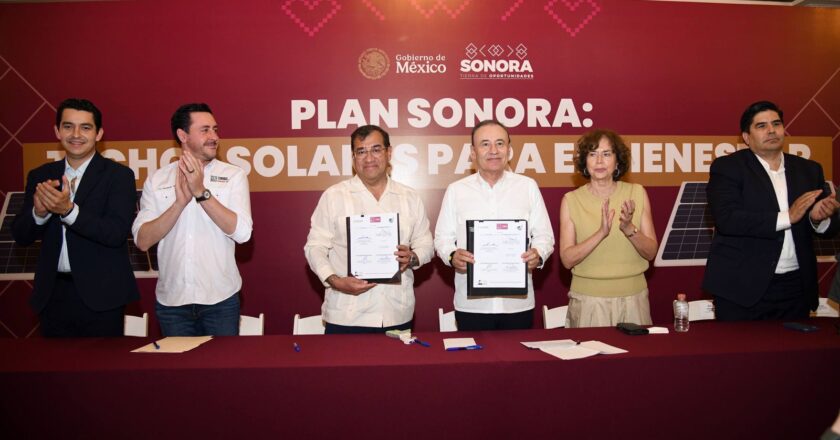 Con Techos Solares, Durazo y Sheinbaum reducen gasto eléctrico en familias sonorenses