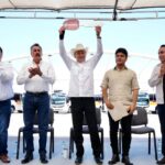 Gobernador Durazo refuerza transporte y salud en Cajeme con nuevos camiones y arranque de Semana Nacional de Vacunación