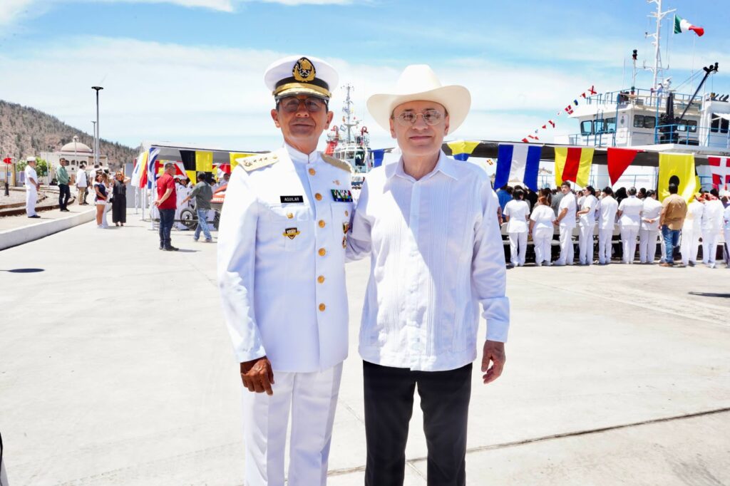 Gobernador Durazo conmemora el 84 aniversario del Día de la Marina Nacional