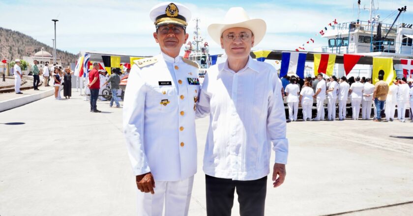 Gobernador Durazo conmemora el 84 aniversario del Día de la Marina Nacional