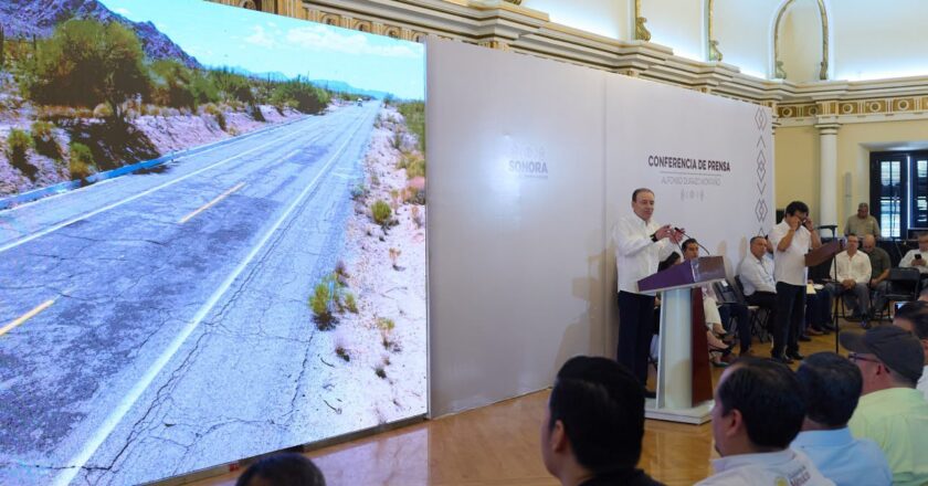Gobernador Durazo impulsa la renovación de carreteras en todas las regiones de Sonora
