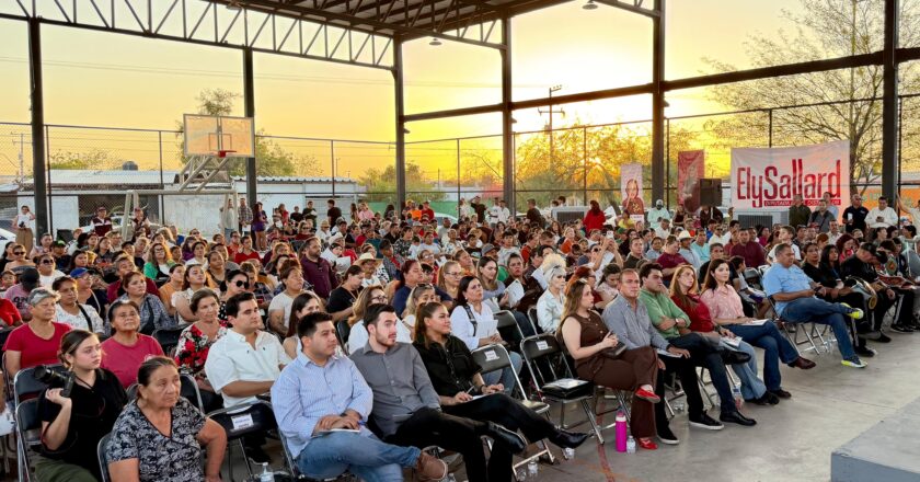 Ely Sallard consolida liderazgo ciudadano al encabezar asamblea Informativa “Sonora se Transforma”