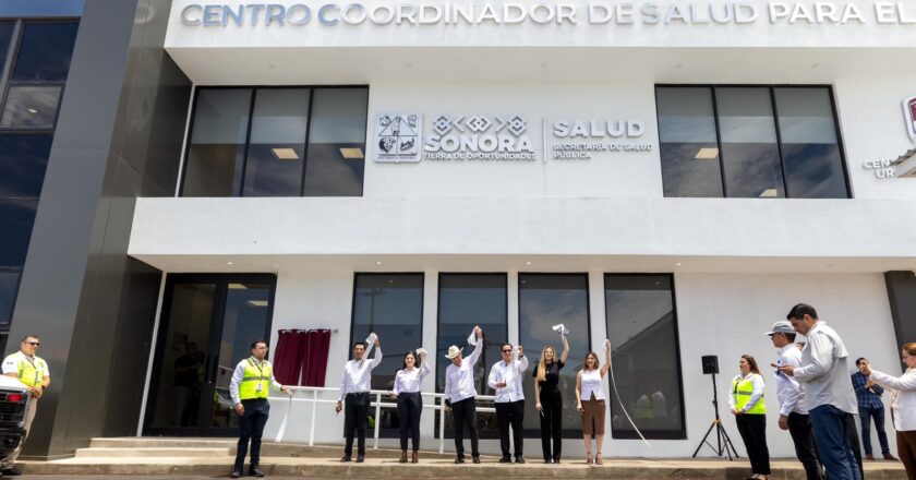 Inaugura Gobernador Durazo primer Centro Coordinador de Salud en México para eficientar atención médica