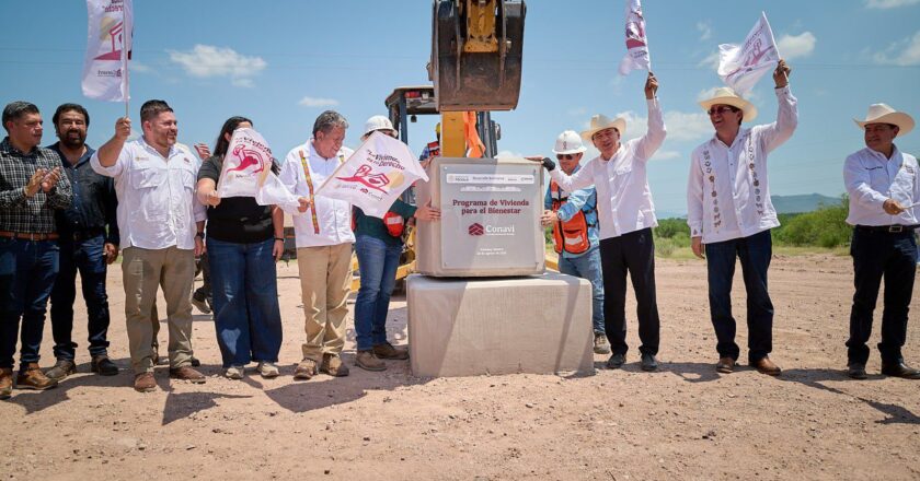 En Sonora se construye vivienda como nunca con respaldo de Sheinbaum; inicia Durazo 4 mil 600 casas en Navojoa