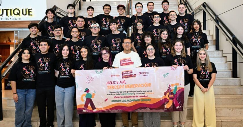 Comienza el sueño de 30 jóvenes de la tercera generación de Talento Sonorense Rumbo a Taiwán