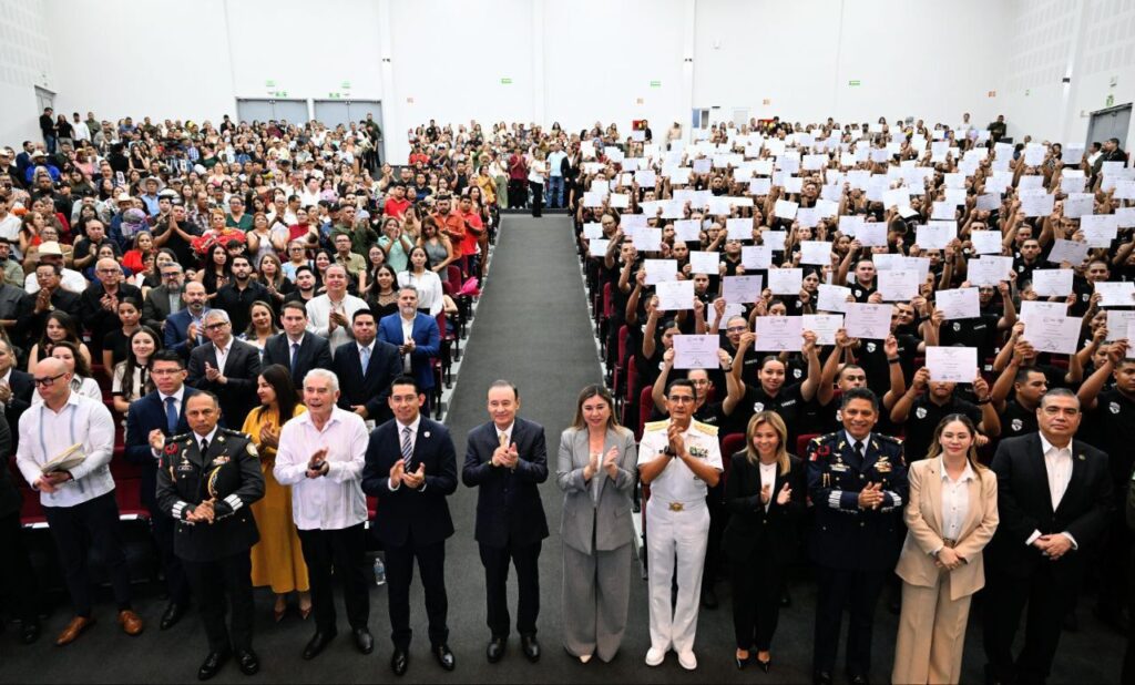 Gobernador Durazo duplica Policía Estatal: se integran 271 nuevos elementos egresados de la USP