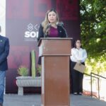 Participa Congreso de Sonora en izamiento de la bandera nacional